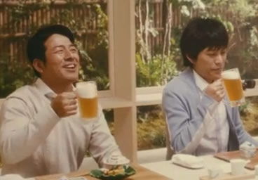 「二つの麦汁　居酒屋」篇 15秒